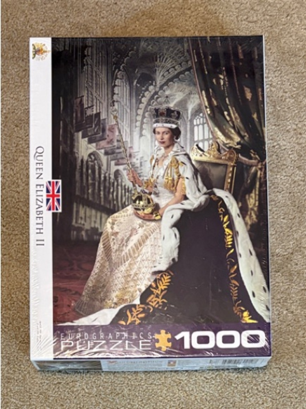 Eurographics Queen Elizabeth II 1000 piece jigsaw puzzle New